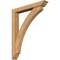 Ekena Millwork Thorton Traditional Smooth Bracket w/ Offset Brace, Western Red Cedar, 5 1/2"W x 36"D x 44"H BKT0604X36X44THR01SWR - alternate 1